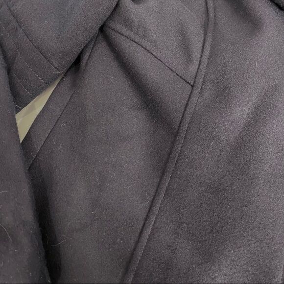NEW Pea Coat Maralyn & Me Navy Hooded Juniors Size Large - Picture 4 of 16